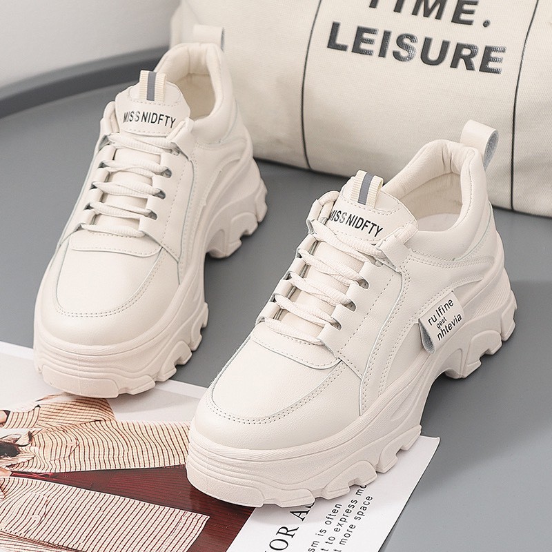 (SẴN HÀNG) giày nữ thể thao Rulfine siêu đẹp 2 màu cá tính