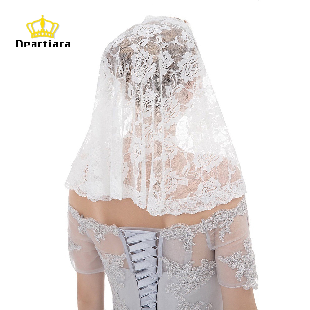 Mạng che mặt phối ren tinh tế cổ điển