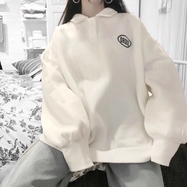 Áo nỉ polo ulzzang