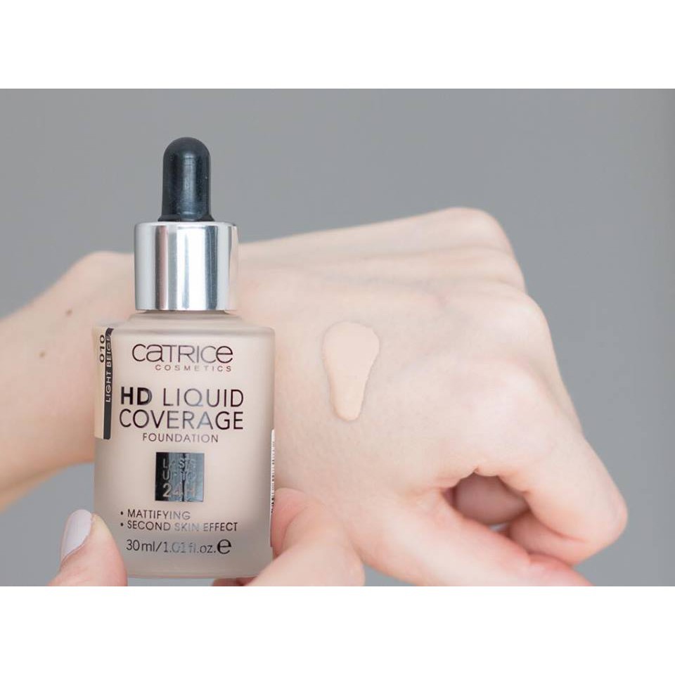 Kem nền Catrice HD Liquid Coverage Last Upto 24h 30ml