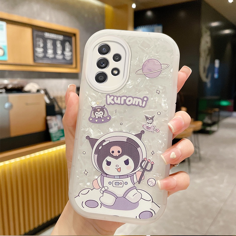 Cute Shell Pattern Bear Rabbit Phone Case For Samsung Galaxy A52 4G A52 5G A52s 5G A32 4G A50 A30s A50s A22 4G M22 4G M32 4G A51 4G A02s A03s Shockproof Soft Back Cover