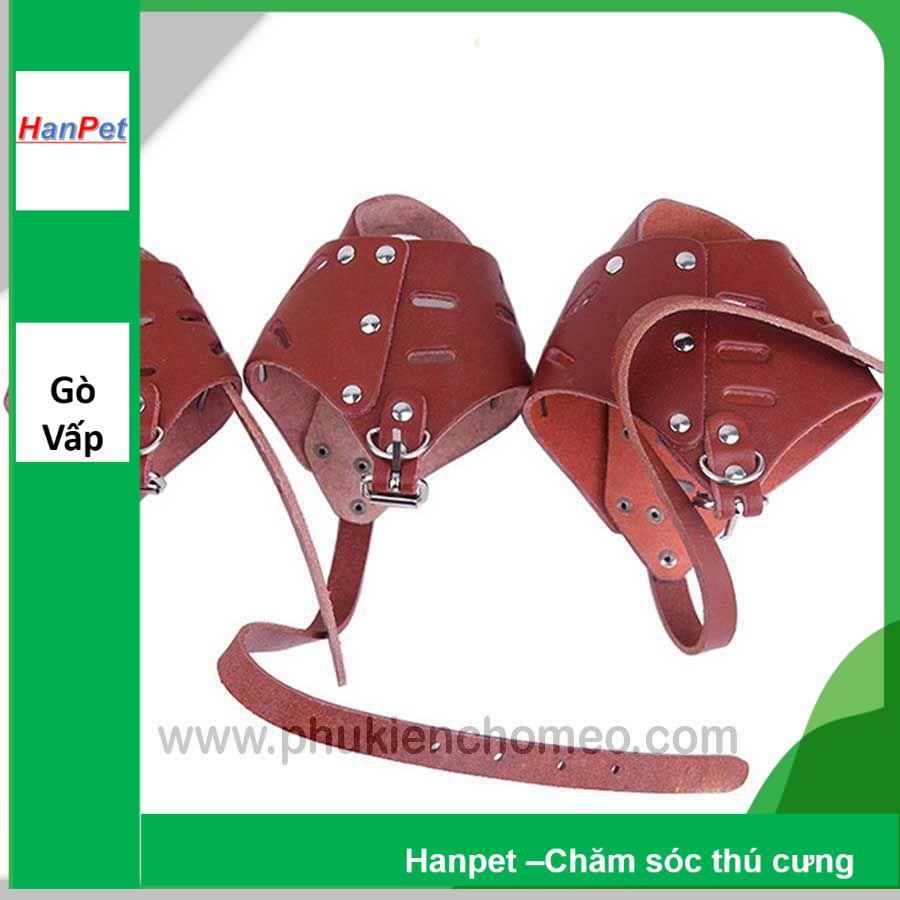 Hanpet.GV-  588- Rọ da (- 4711738) số 1 (10x25x20x20- 40cm) chó 3- 6kg