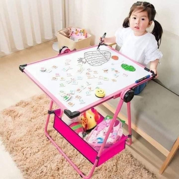 [HOT] Bảng Flipchart Silicol FB66 xoay lật 360 độ có 2 mặt cho bé thả ga sáng tạo học tập