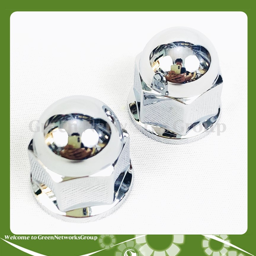 Ốc chụp cốt trước Vision mạ xi Greennetworks ( 2 nắp )