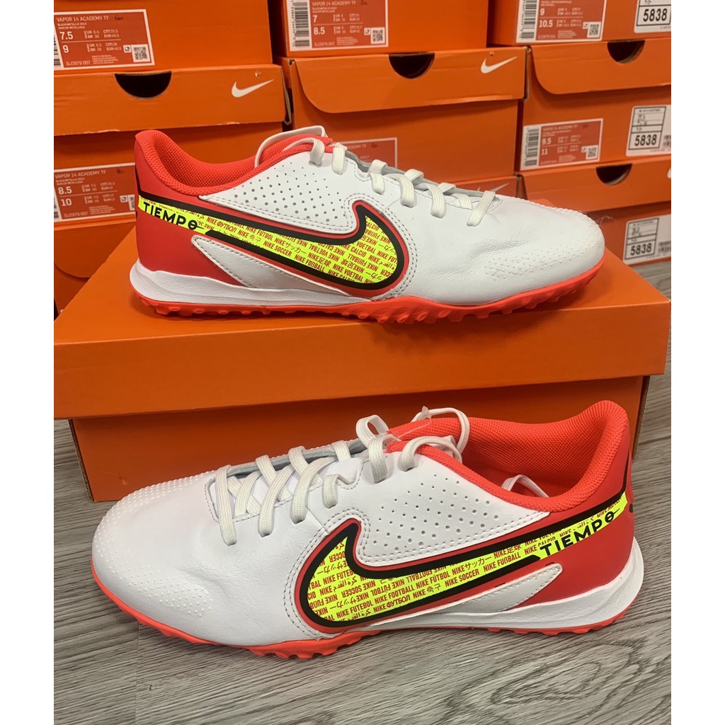 GIÀY NIKE TIEMPO LEGEND 9 ACADEMY TF - DA1191-176 - TRẮNG/ĐỎ/VÀNG