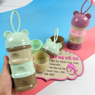 Hộp chia sữa 3 ngăn cho bé hộp chia sữa, thức ăn