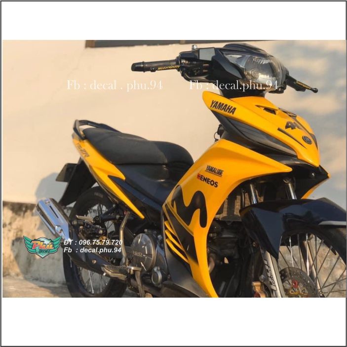 Tem Rời Exciter 135 Movistar vàng đen (V)