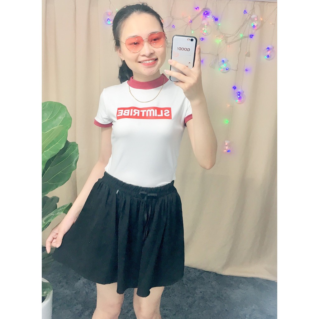 [NHẬP MÃ 20CHT6 GIẢM NGAY 10%] Áo phông nữ slimtribe chất vải cực đẹp | BigBuy360 - bigbuy360.vn
