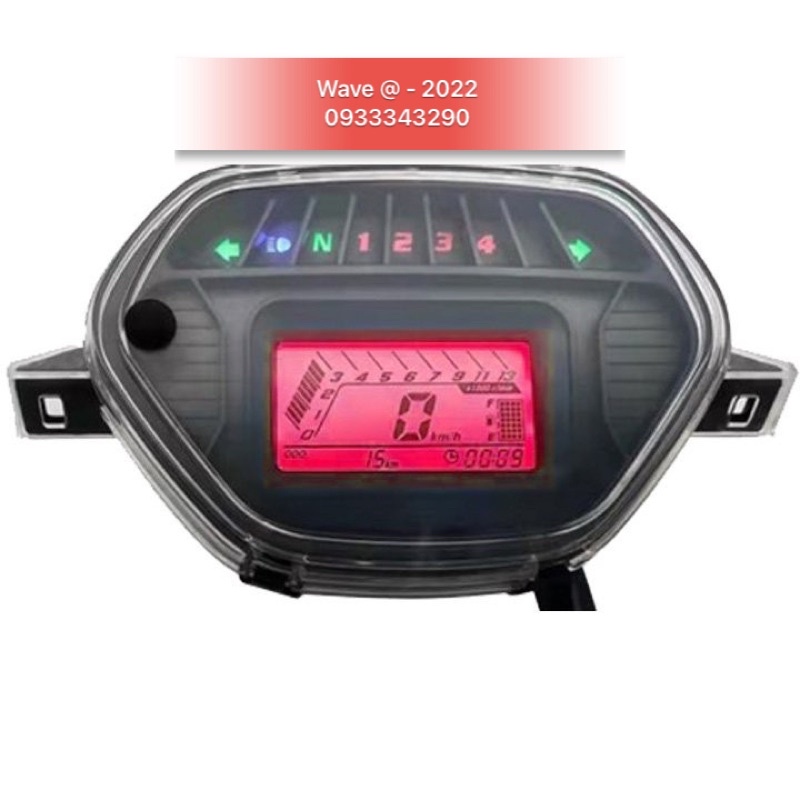 ĐỒNG HỒ ĐIỆN TỬ CHO XE WAVE ZX - WAVE ANPHA NHỎ -WAVE 110 -WAVE BLADE