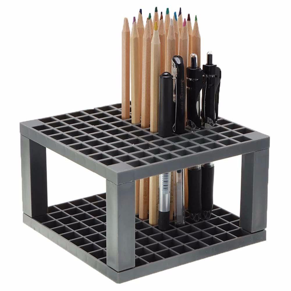 Giá Đỡ Bút Cọ Vẽ 96 Lỗ Để Bàn Tiện Lợi