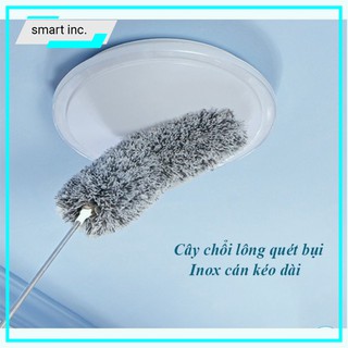 Cây Phất Trần Nóc Nhà Lau Dọn Sạch Bụi Bẩn Chổi Quét Bụi Máng Nhện Trần Nhà Trên Cao Cán Kéo Dài