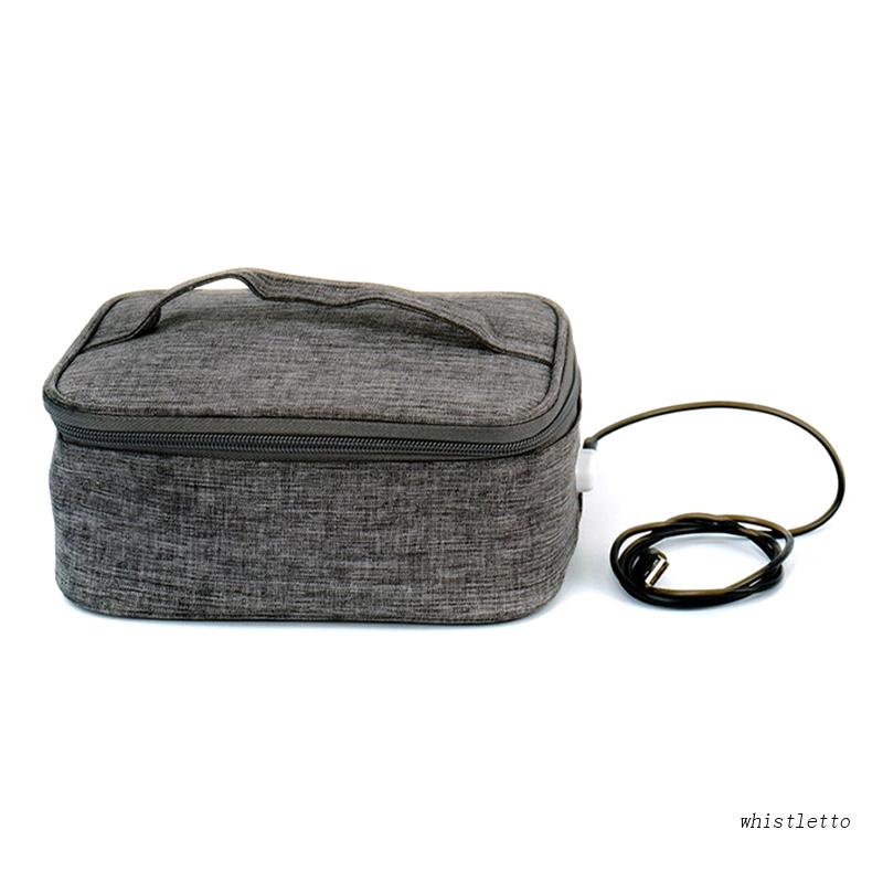 Túi Đựng Hộp Cơm Trưa Giữ Nhiệt Cắm Sạc USB Cho Nam Và Nữ