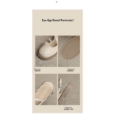 Giày búp bê nữ, Lolita đế cao 3 phân chất đẹp 2 quai chéo tôn chân dễ phối đồ