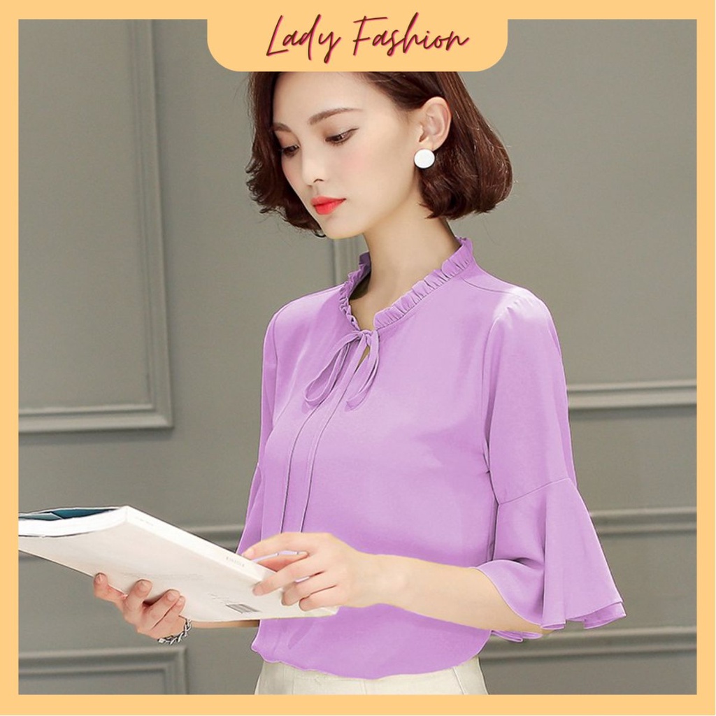 Áo cổ bèo tay loe – MS0090A