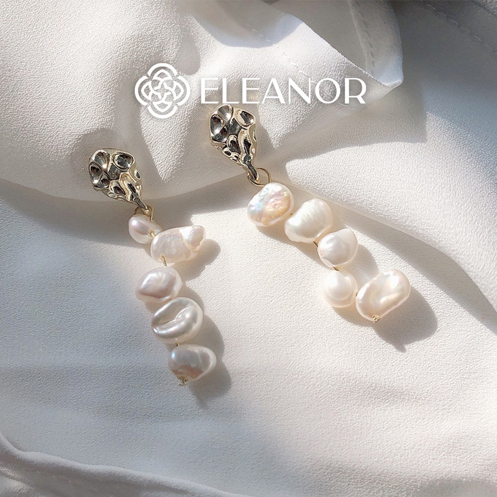 Bông Tai Nữ Eleanor Tòn Ten Đính Ngọc Trai Nhân Tạo Sang Trọng, Nữ Tính - SP002894