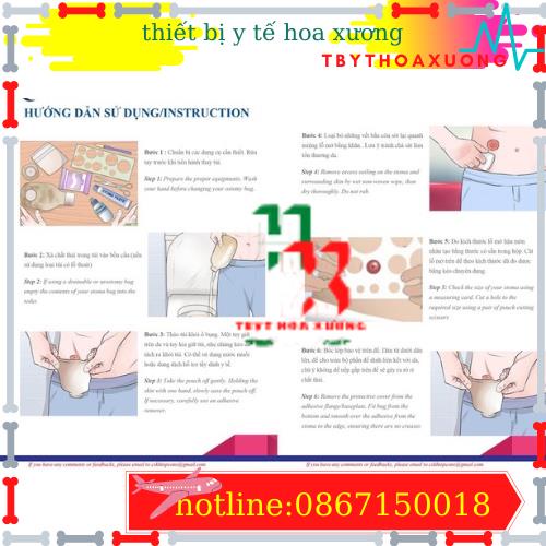 Combo 10 túi hậu môn nhân tạo Kiwi