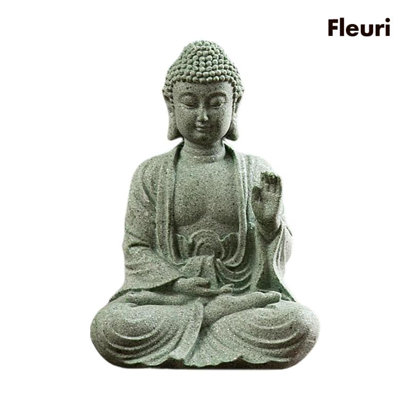 Tượng Phật Bằng Đá Cát Dùng Trang Trí Nhà Cửa