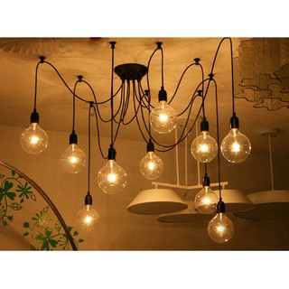 Đèn chùm chân nhện 10 tay