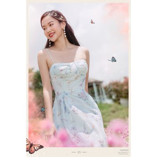 Váy 2 dây nhún ngực 1va1161xt_lep'