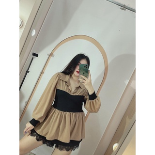 ÁO BABY DOLL THẮT EO