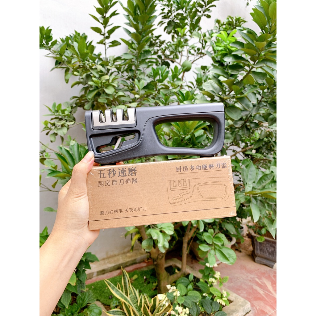 DỤNG CỤ MÀI DAO KÉO 3 KHE KT 19*7*4CM