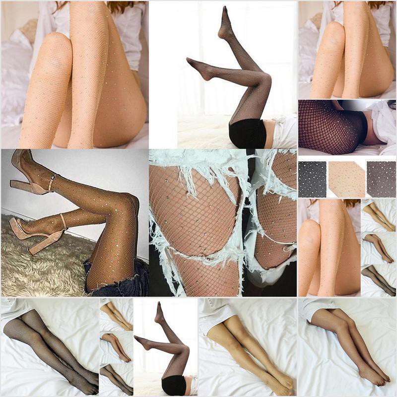 Tất Lưới Đính Đá Lấp Lánh Quyến Rũ Cho Nữ