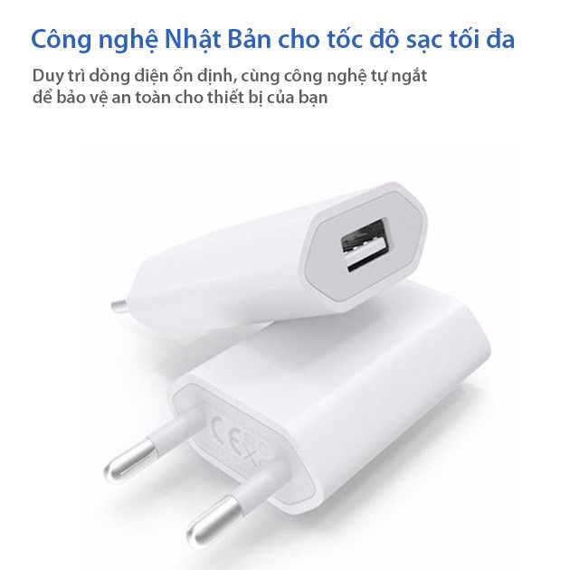 Củ sạc Dài sạc nhanh cho iphone 5,6,7,8,X...