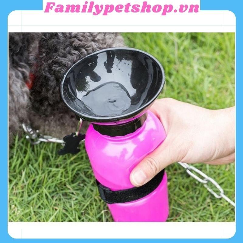 Bình nước di động cho chó mèo thú cưng-familypetshop.vn