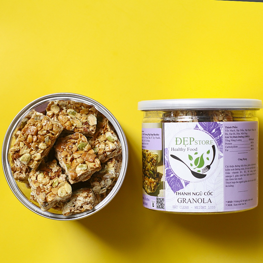 Thanh Ngũ Cốc Dinh Dưỡng Granola Đẹp Store - Thanh Ngũ Cốc Ăn Kiêng.