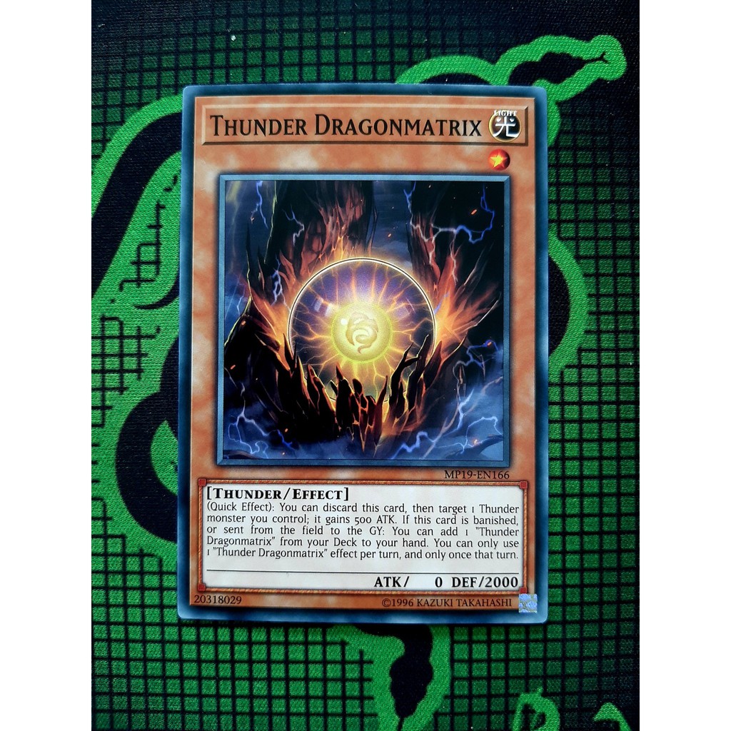 THẺ BÀI YUGIOH Monster MP19 - THUNDER DRAGONMATRIX