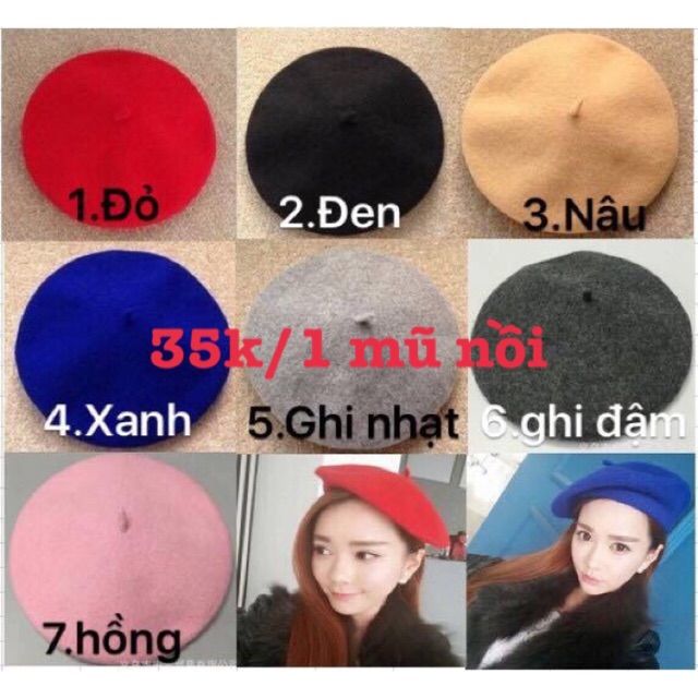 mũ nồi tiểu thư