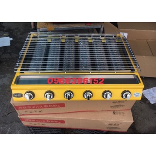 Bếp nướng gas 6 trụ đốt x333