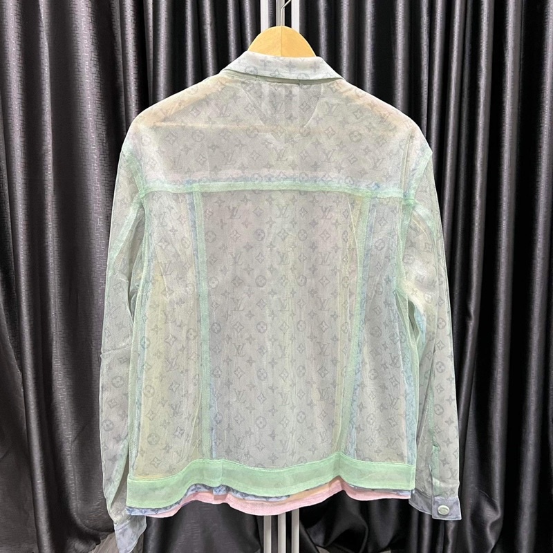 LV Jacket - Áo khoác Multicolor Monogram Tulle