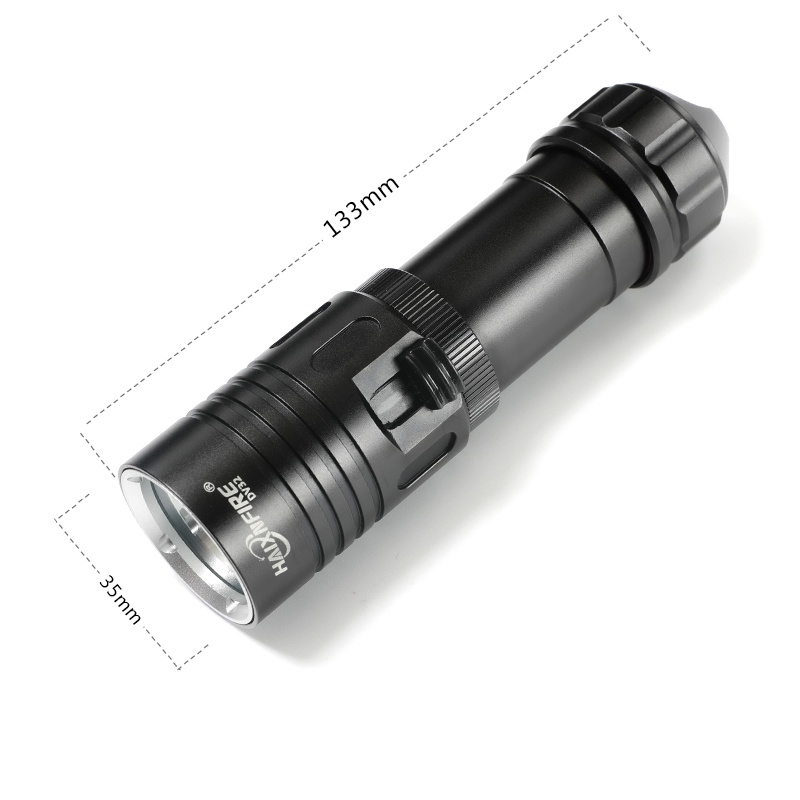 Haixnfire DV32 Đèn pin cầm tay  XM-L2 26650 chống nước dùng để lặn