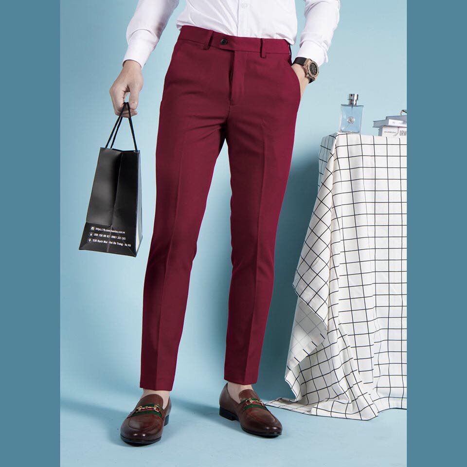 QUẦN ÂU NAM DÁNG HÀN QUỐC CHẤT LIỆU CAO CẤP FULL SIZE