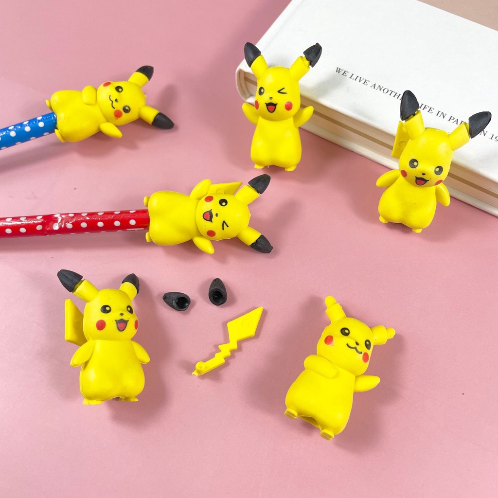 Cục Tẩy Hình Hoạt Hình Pikachu Bằng Cao Su Dành Cho Trẻ Em