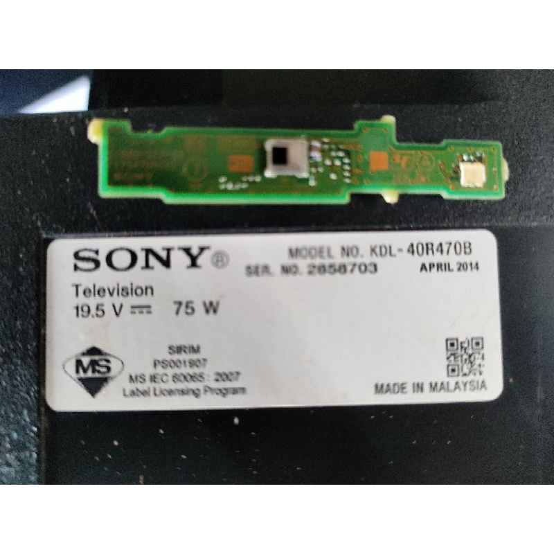 mắt nhận tháo máy tivi Sony KDL 40R470B