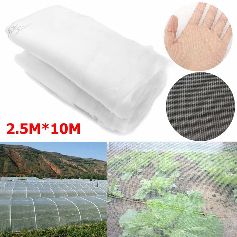 Lưới Chống Muỗi 2.5X 10M 8X32Ft Cho Cây Trồng Nhà Kính