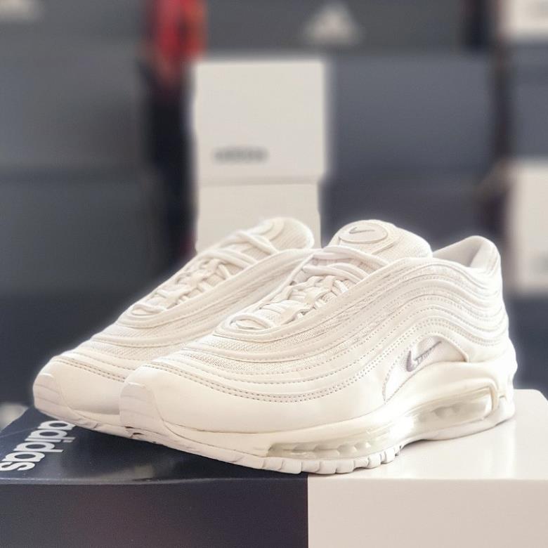 Giày thể thao Nike Air Max trắng kem, nhiều size, real hand