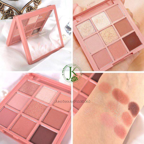 BẢNG PHẤN MẮT ETUDE HOUSE PLAY COLOR EYES 9 Ô CHILLY MOON, TULIP DAY, MUHLY ROMANCE, ROSE CRUSH, SAND HILL