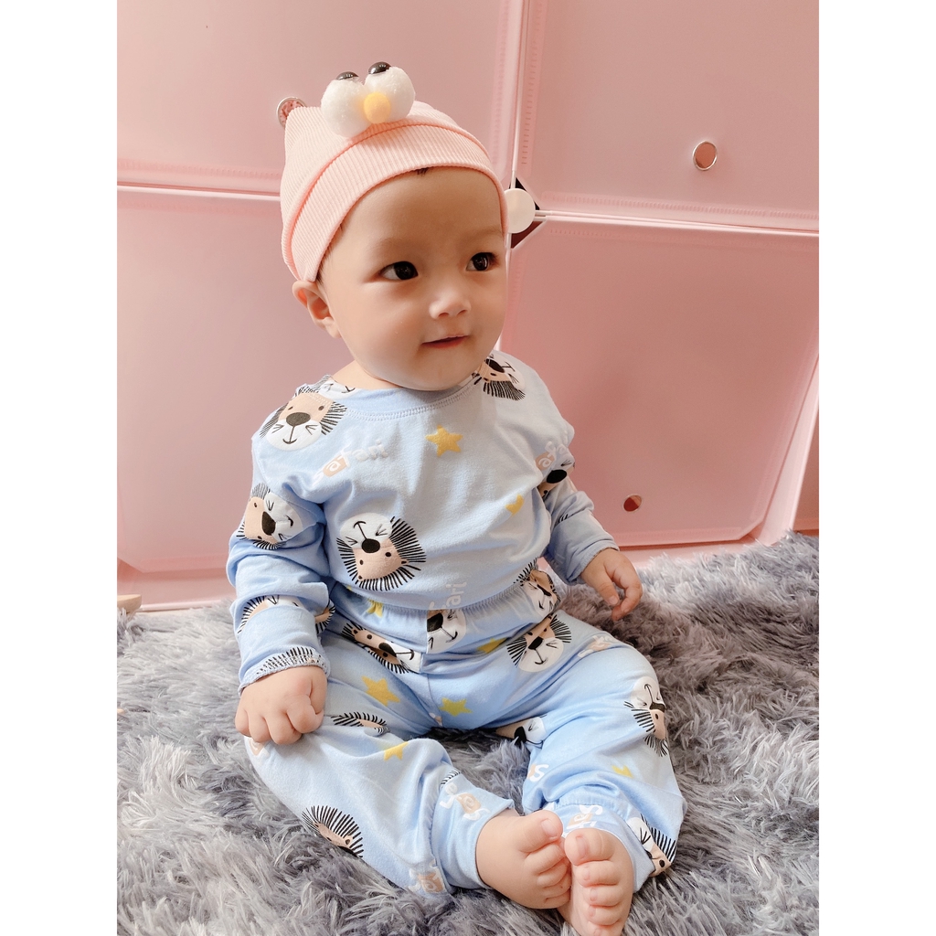 Bộ Dài In Toàn Thân Minky Mom Họa Tiết Chó Snoopy-Gấu Cho Bé ( 7-19kg) (SP001275 )