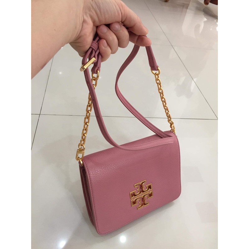 Túi Tory Burch hồng siêu đẹp AUTHENTIC
