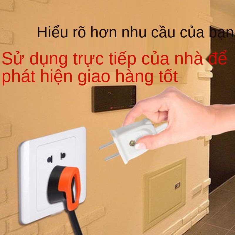 Phích cắm Bull và bảng flex hai dòng 2 ổ lỗ chân mạch dây điện gia dụng kéo