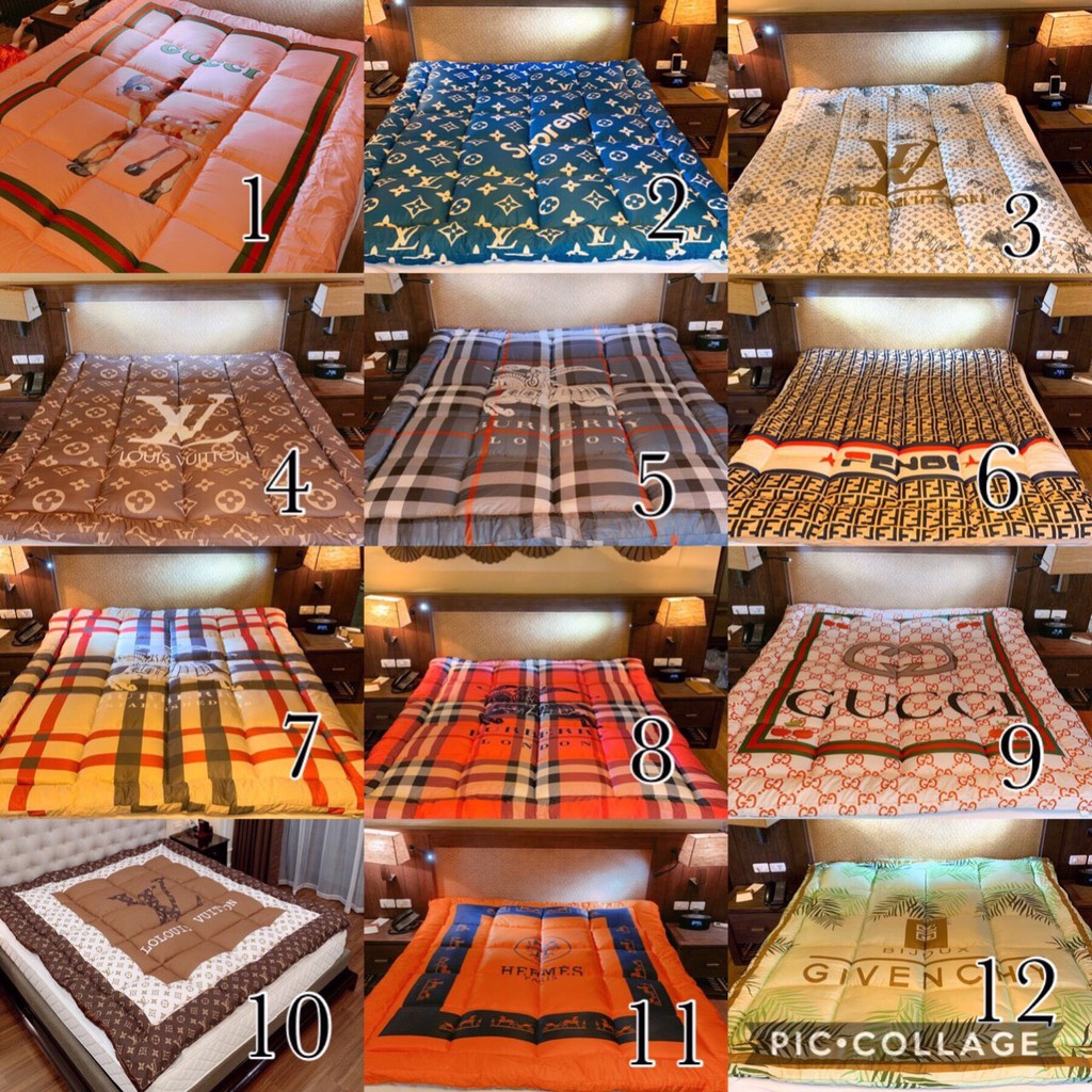 Tấm Làm Mềm Đệm Topper 2019 KT 2mx2m2 Lớp vỏ Vải lụa Hàn Quốc