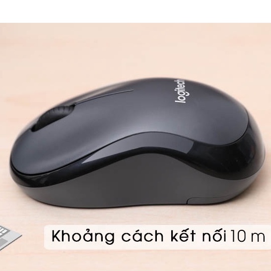 Chuột Không Dây Logitech M220 BK - PK (Không Tiếng Ồn) Bảo Hành 12 Tháng