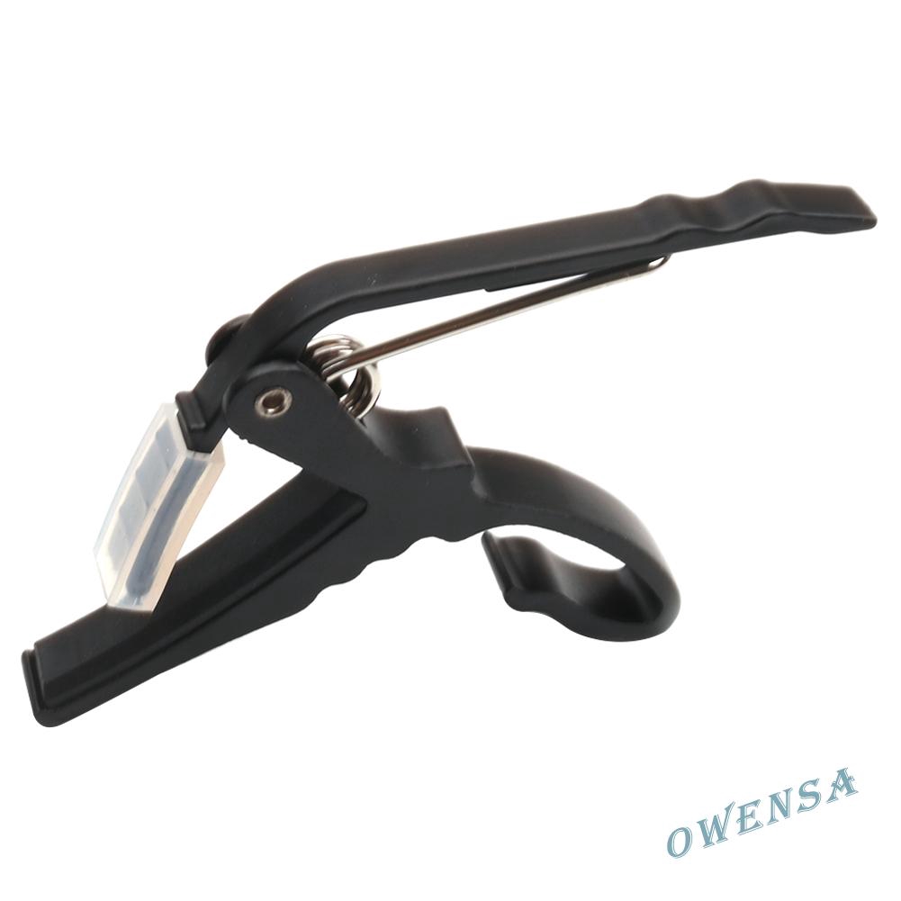 『ow#Metal Acoustic Guitar Capo Tone Adjusting Clamp for Folk Classical Guitar☆