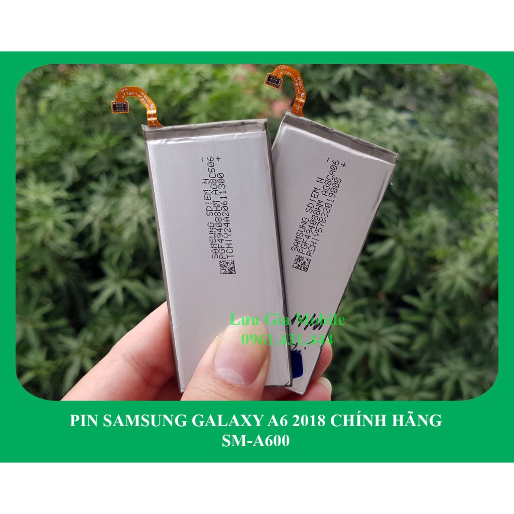 [Mã ELMS10 giảm 6% đơn 50K] Pin Samsung Galaxy A6 2018 chính hãng A600 | Phát hiện hàng giả đền 10 lần giá trị sản phẩm