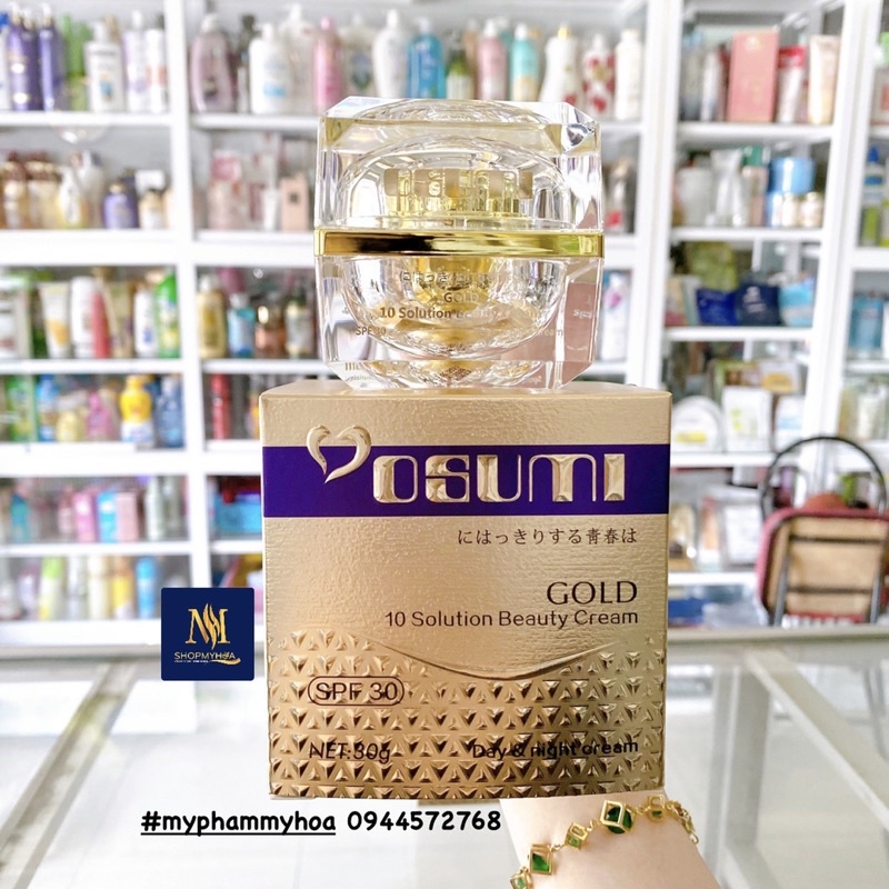 Kem Osumi Gold Dưỡng Trắng Da, Giảm Thâm Nám Và Se Khít Lỗ Chân Lông 30G