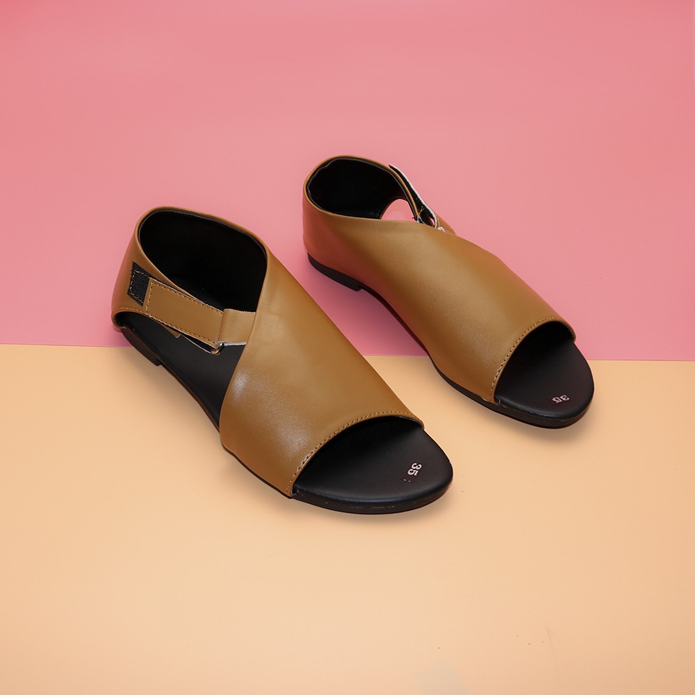 Sandal nữ quai bảng chéo thời trang nữ đi học, đi chơi, đi dạo thường ngày