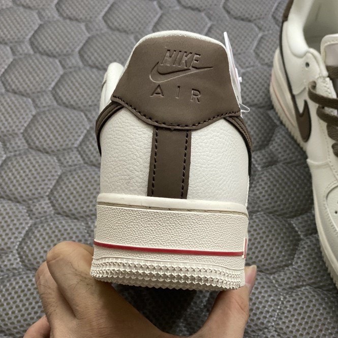 Giày_Nike Air Force 1 Custom Vệt Nâu Bản S.Cấp - Giày Thể Thao Sneaker AF1 Nam Nữ Cổ Thấp Cao Cấp Full box + Bill